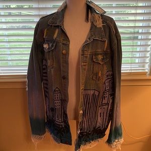 NWT Victorious denim jean jacket